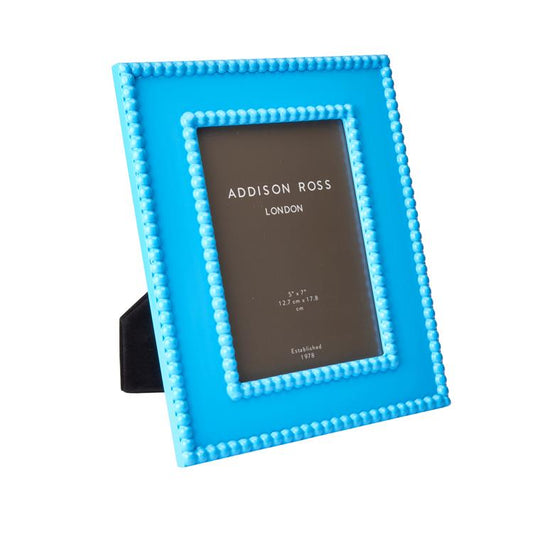 Aqua Bobbin Lacquer Photo Frame - Addison Ross Ltd UK