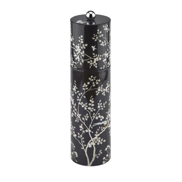 Black Chinoiserie Salt or Pepper Mill - Limited Edition - Addison Ross Ltd UK