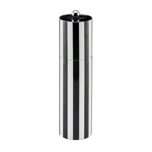 Black Striped Column Salt or Pepper Mill - Addison Ross Ltd UK