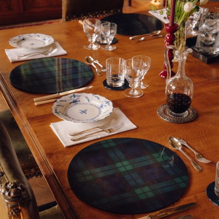 Black Watch Tartan Placemats - Set of 4 - Addison Ross Ltd UK