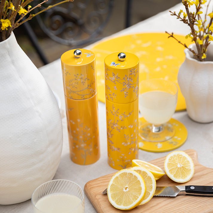  Yellow Chinoiserie Coasters - Set of 4 – Addison Ross Ltd UK