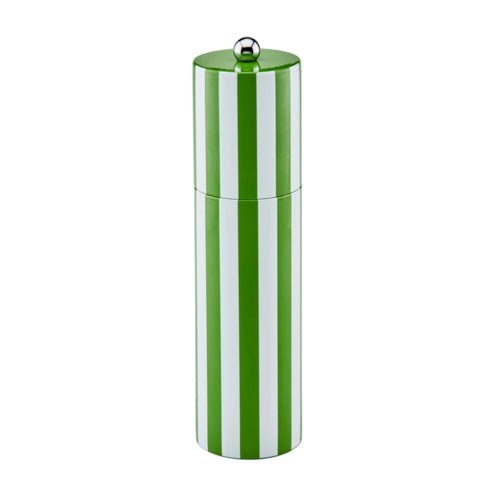 Green Striped Column Salt or Pepper Mill - Addison Ross Ltd UK