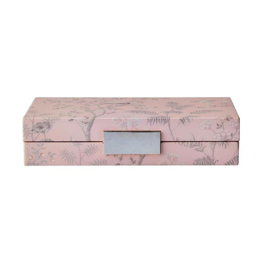 Pink Chinoiserie Box with Silver - Addison Ross Ltd UK