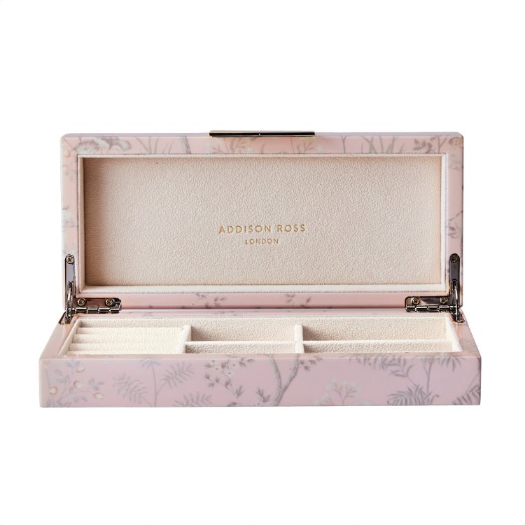 Pink Chinoiserie Box with Silver - Addison Ross Ltd UK