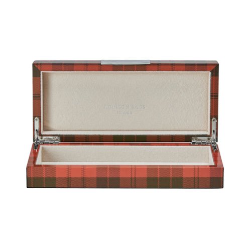 Ross Tartan Box with Silver - Addison Ross Ltd UK