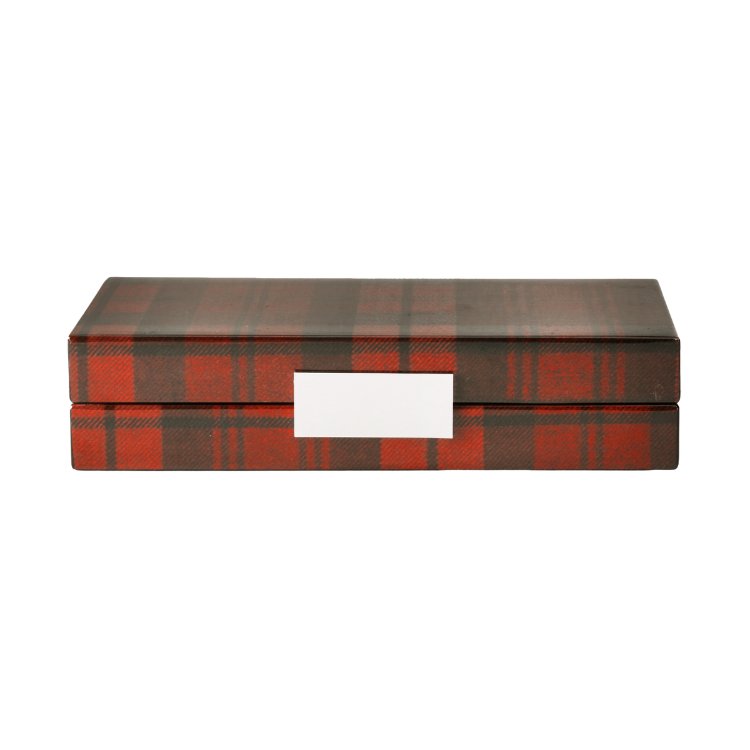 Ross Tartan Box with Silver - Addison Ross Ltd UK