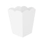 Scalloped Bin White - Addison Ross Ltd UK