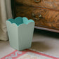 Scalloped Lacquer Bin – Eau De Nil & Turquoise - Addison Ross Ltd UK