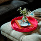 Watermelon Round Medium Lacquered Scallop Tray - Addison Ross Ltd UK