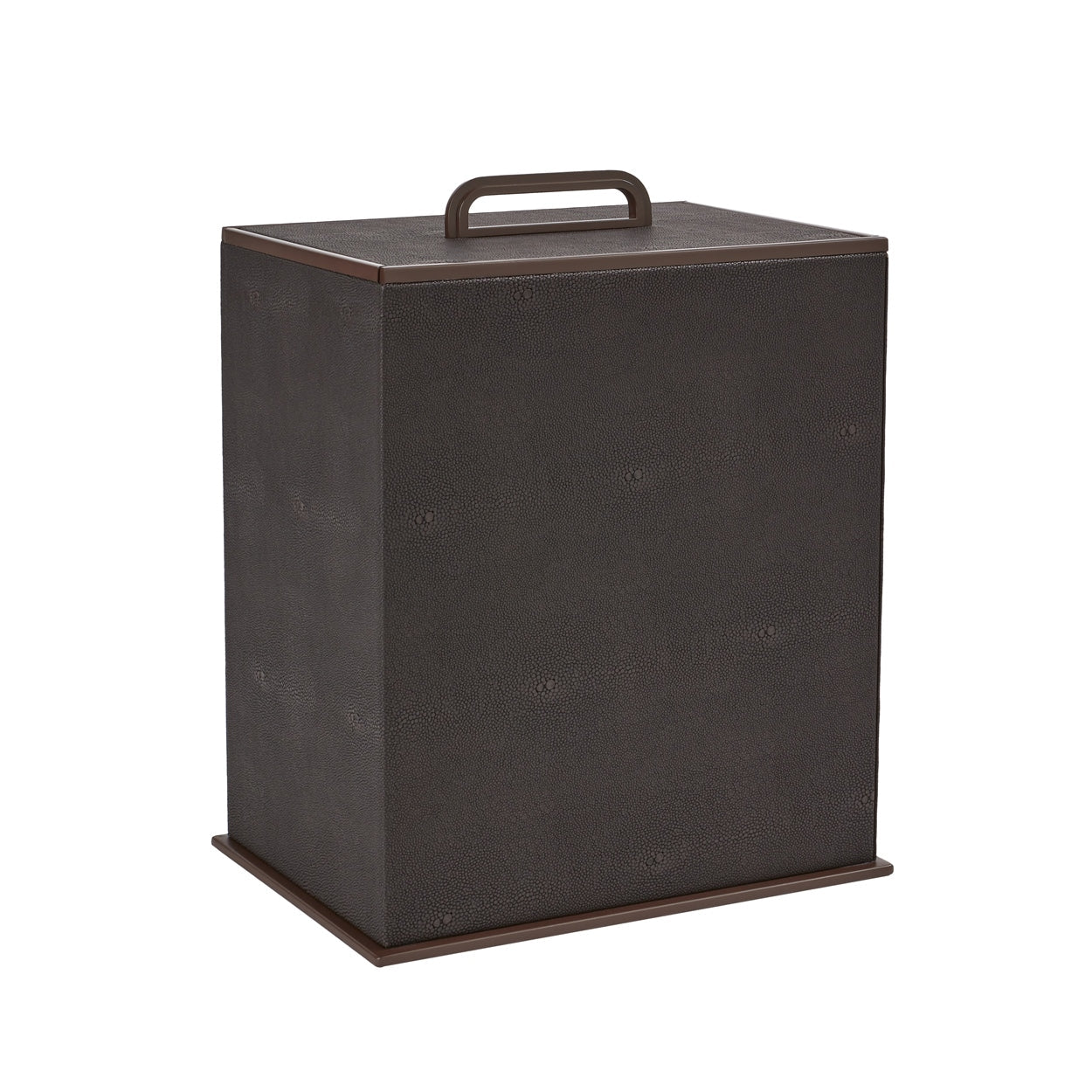 Anthracite Faux Shagreen Bin - Addison Ross Ltd UK