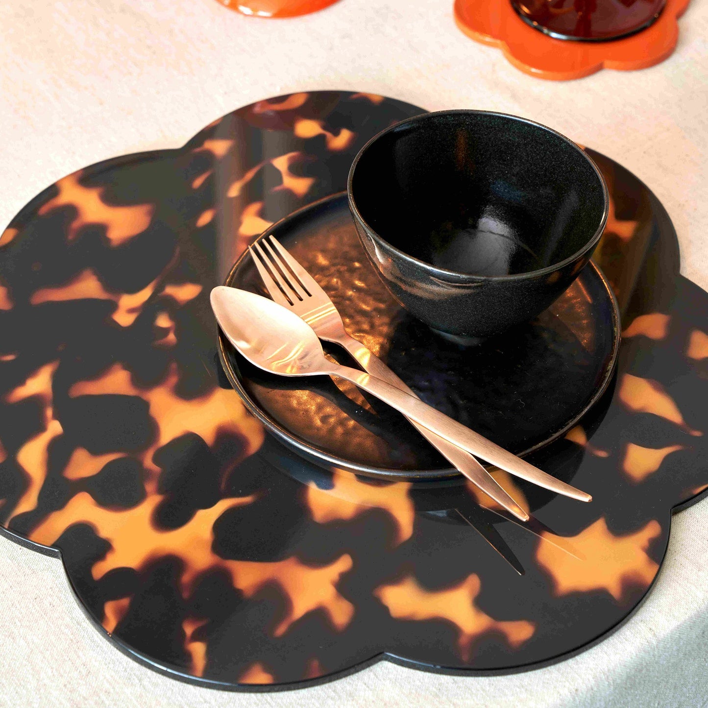 Faux Tortoiseshell Placemat - Set of 4 - Addison Ross Ltd UK