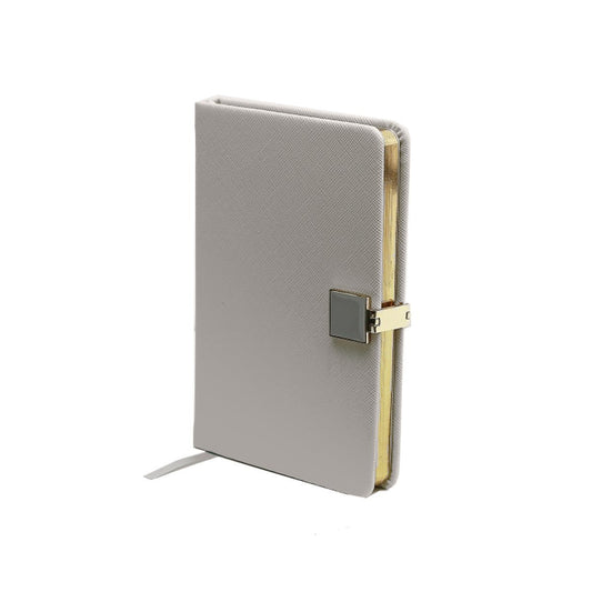 Grey & Gold A6 Notebook - Addison Ross Ltd UK