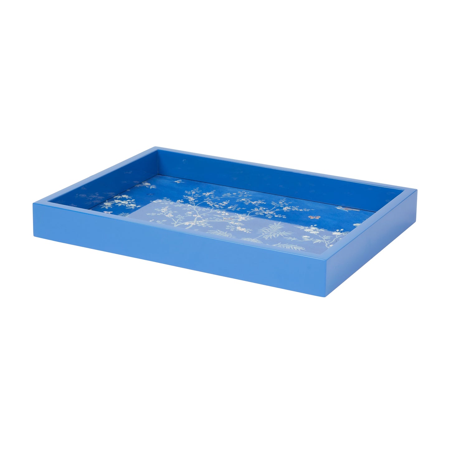 Blue Small Chinoiserie Tray - Addison Ross Ltd UK